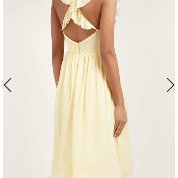 Loup Charmant Yellow Ruffle Dress - Picture 2 of 6